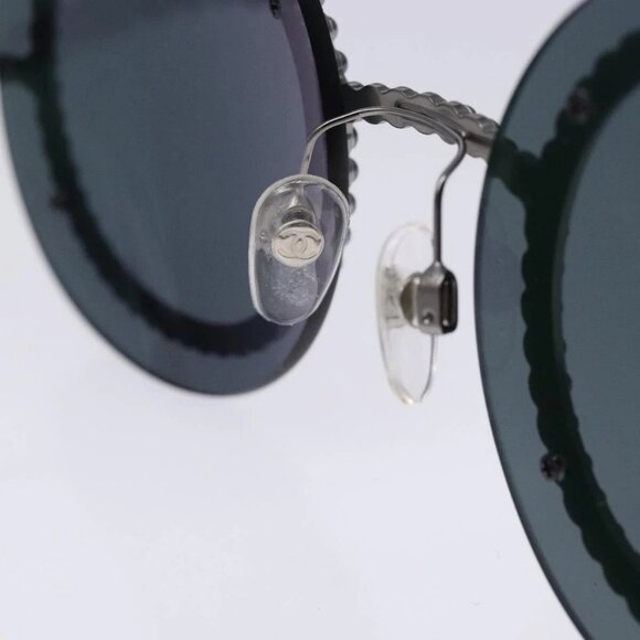 CHANEL Sunglasses plastic Black CC Auth 131207V - Picture 8 of 13